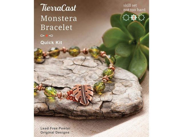 TierraCast Quick Kit, Monstera Bracelet (Each)