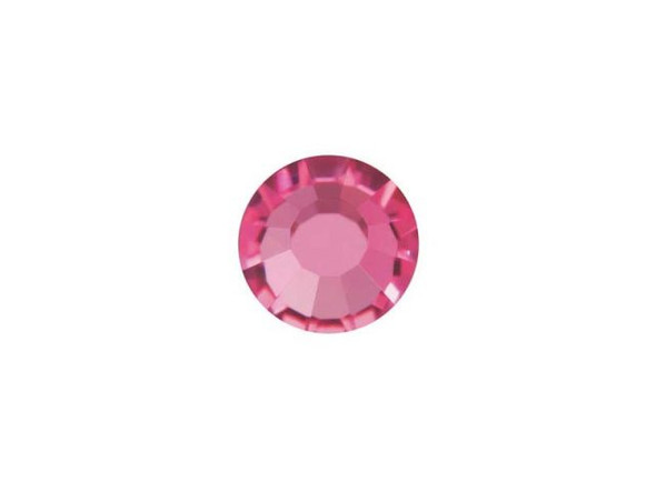 Preciosa Crystal Flatback, 34ss Viva - Fuchsia (pack)