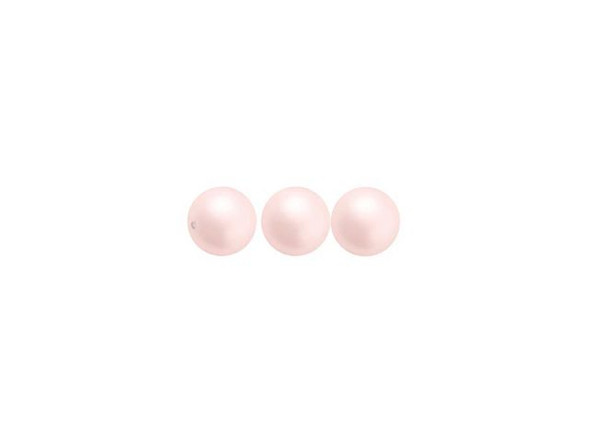 Preciosa Crystal Pearl, 4mm Round - Rosaline (strand)