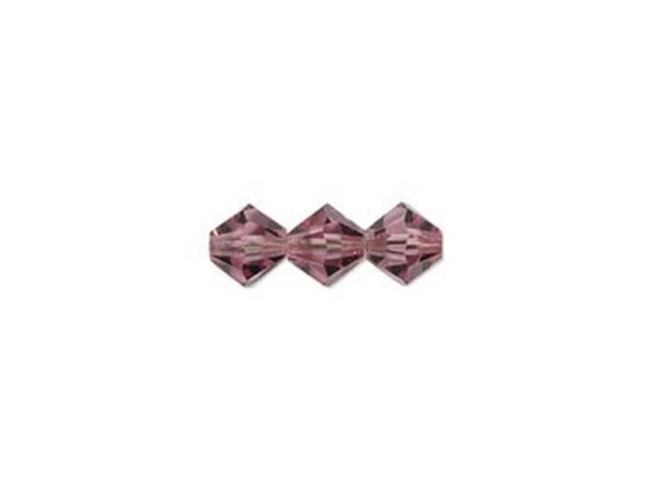 Preciosa Crystal Bicone Bead, 4mm - Light Amethyst (gross)