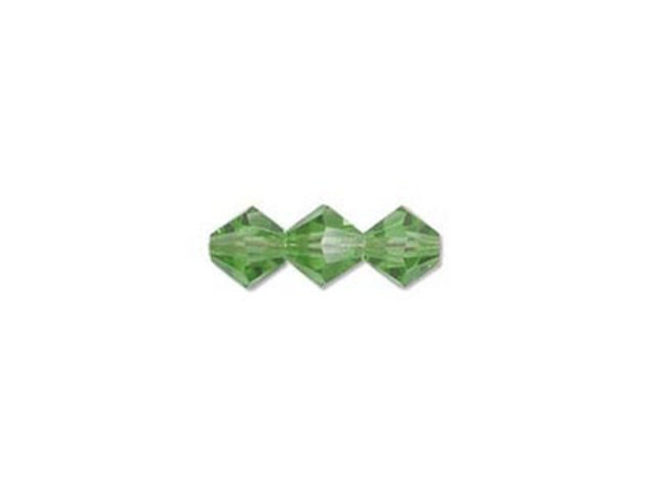 Preciosa Crystal Bicone Bead, 4mm - Peridot (gross)