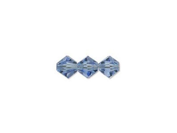 Preciosa Crystal Bicone Bead, 4mm - Light Sapphire (gross)