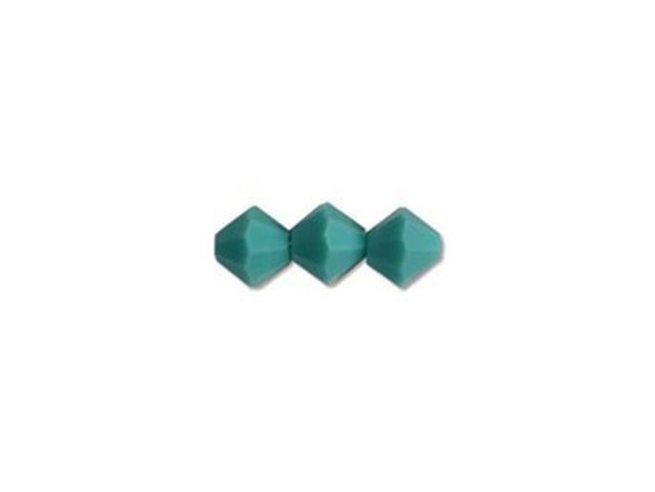 Preciosa Crystal Bicone Bead, 4mm - Turquoise (gross)