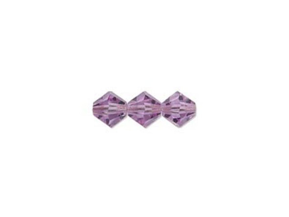 Preciosa Crystal Bicone Bead, 4mm - Violet (gross)