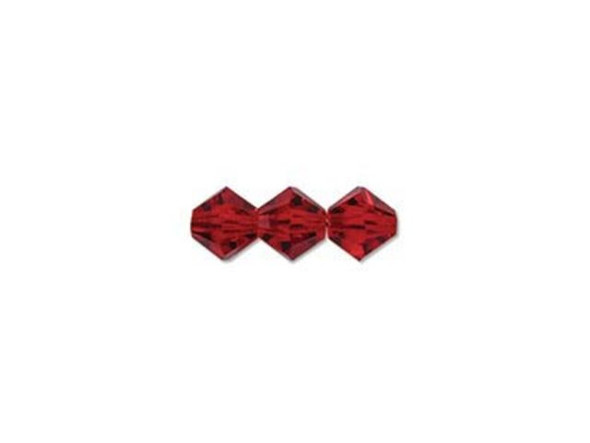 Preciosa Crystal Bicone Bead, 4mm - Light Siam (gross)