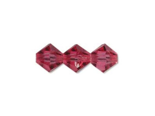 Preciosa Crystal Bicone Bead, 6mm - Rose (72 pcs)