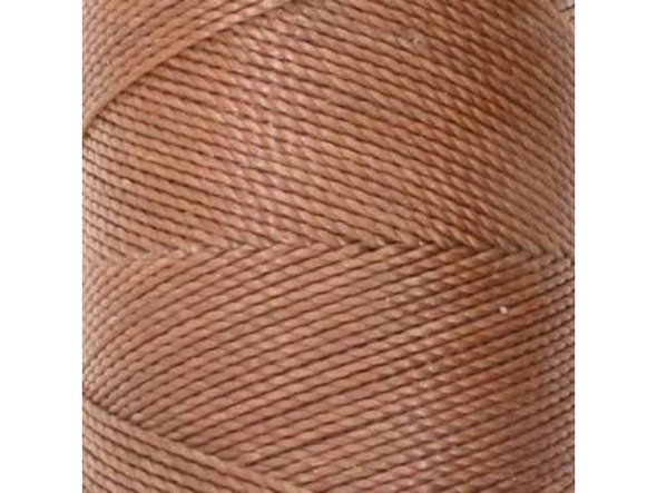 Waxed Polyester Cord, 2-ply - Cinnamon (100 gram)