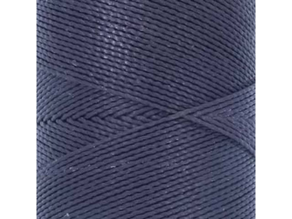 Waxed Polyester Cord, 2-ply - Navy (100 gram)