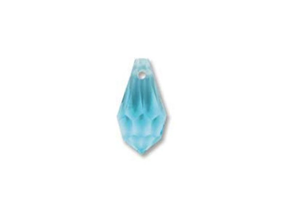 Preciosa Crystal Drop Pendant, 5.5x11mm - Aqua Bohemica (pack)