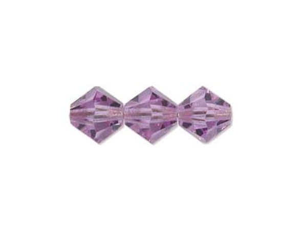 Preciosa Crystal Bicone Bead, 6mm - Violet (72 pcs)