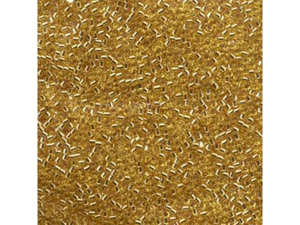 Miyuki Delica 11/0 Beads - Gold Silverlined (Tube)