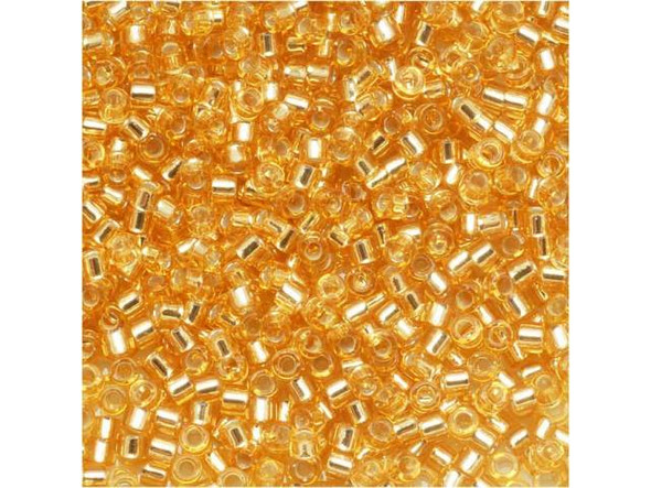 Miyuki Delica 11/0 Beads - Gold Silverlined (Tube)