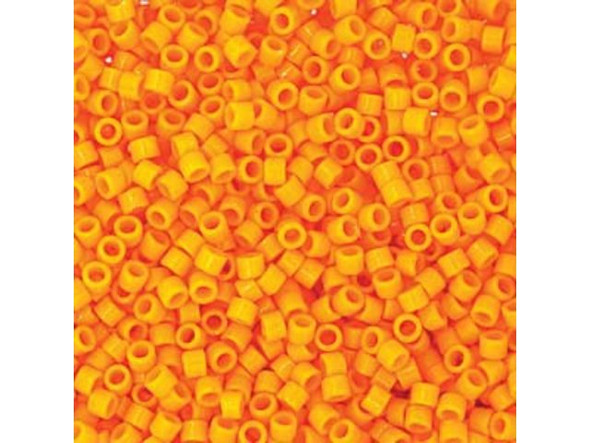 Miyuki Delica 11/0 Beads - Kumquat Opaque Duracoat #20-928-2104