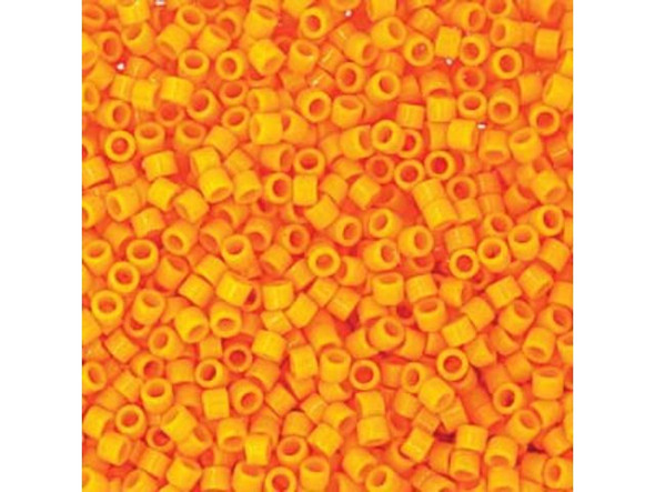 Miyuki Delica 11/0 Beads - Kumquat Opaque Duracoat (Tube)