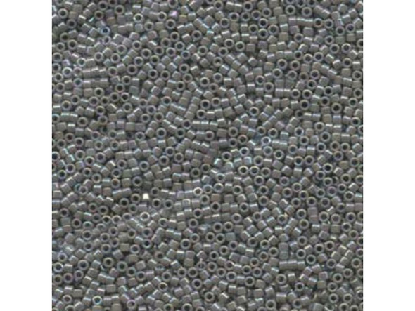 Miyuki Delica 11/0 Beads - Gray AB (Tube)