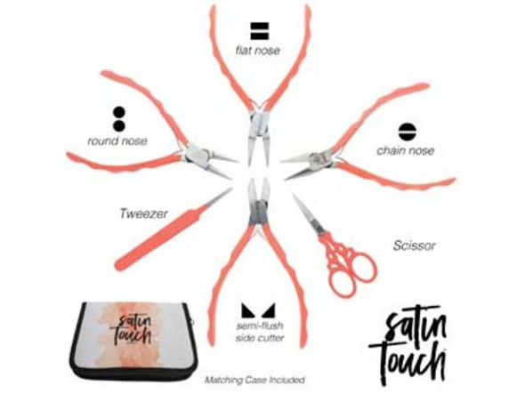 Satin Touch Coral Tool Set, 6-Piece (Each)