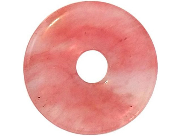Cherry Quartz Donut, 25mm (Each)