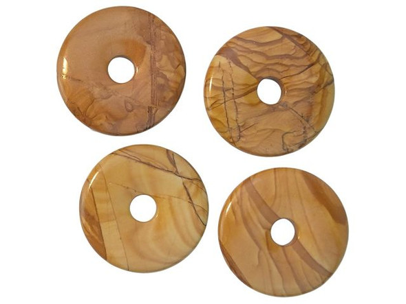 Desert Jasper Donut, 40mm (Each)