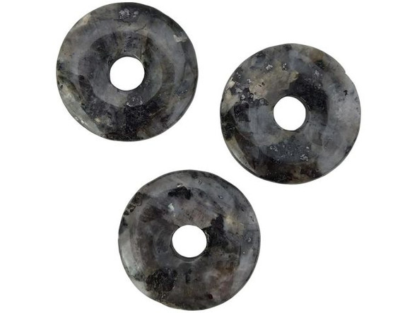 Larvikite Donut, 25mm (Each)