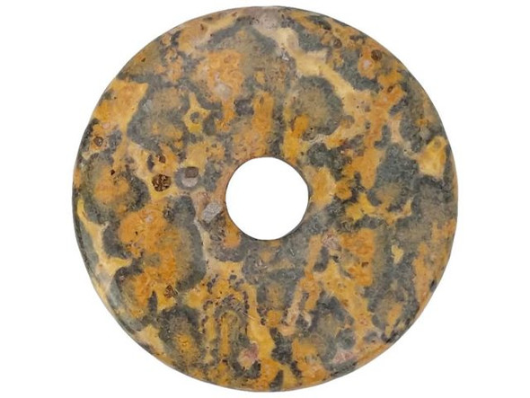 Leopardskin Jasper Donut, 40mm (Each)