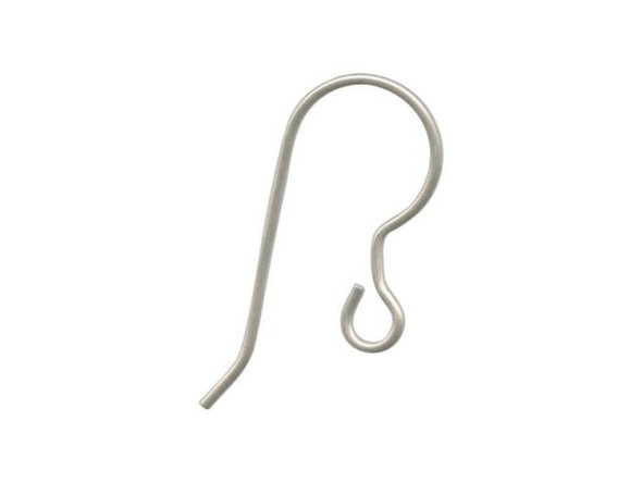 Fashewelry 500Pcs Titanium Steel Earring Hooks Curved Fish Hook