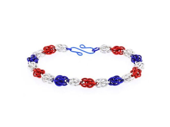 Weave Got Maille Sweetpea Chain Maille Bracelet Kit - Firecracker (Each)