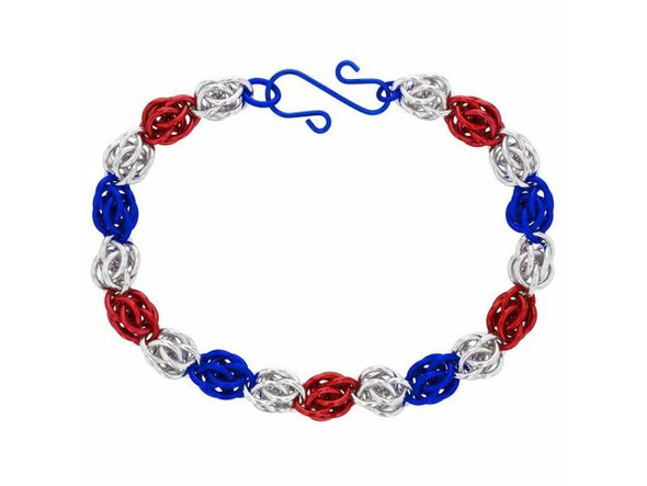 Weave Got Maille Sweetpea Chain Maille Bracelet Kit - Firecracker (Each)