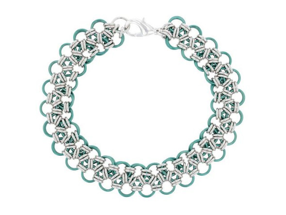 Weave Got Maille Japanese Lace Chain Maille Bracelet Kit - Zen Lace #45-103-05-05
