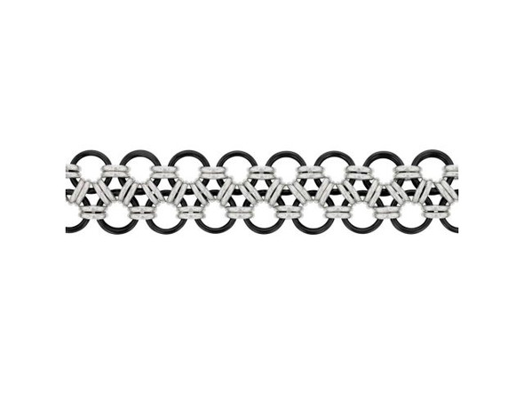 Weave Got Maille Japanese Lace Chain Maille Bracelet Kit - Black Lace (Each)