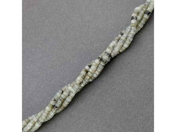 Labradorite 2x4mm Gemstone Heishi Beads (strand)
