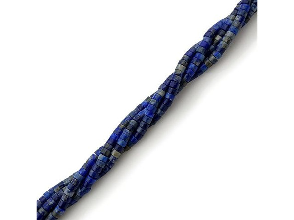 Lapis Lazuli 2x4mm Gemstone Heishi Beads (strand)