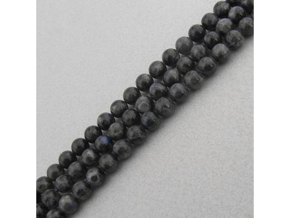 Blue Flash Dark Labradorite 10mm Round Gemstone Beads (strand)