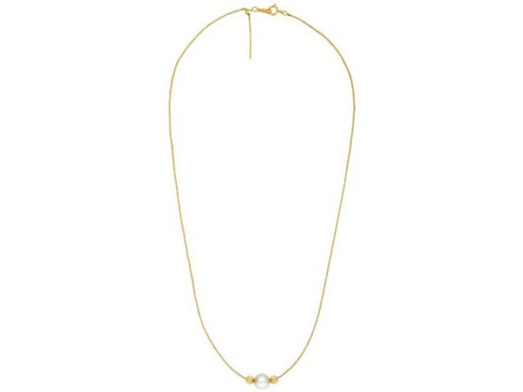 14kt Gold-Filled Add-a-Bead Box Chain, Adjustable up to 21.5" (Each)