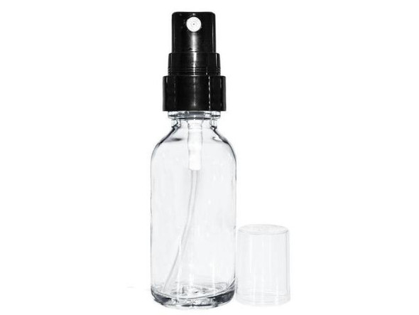 Boston Bottle with Sprayer - 1 oz., Clear (Each)