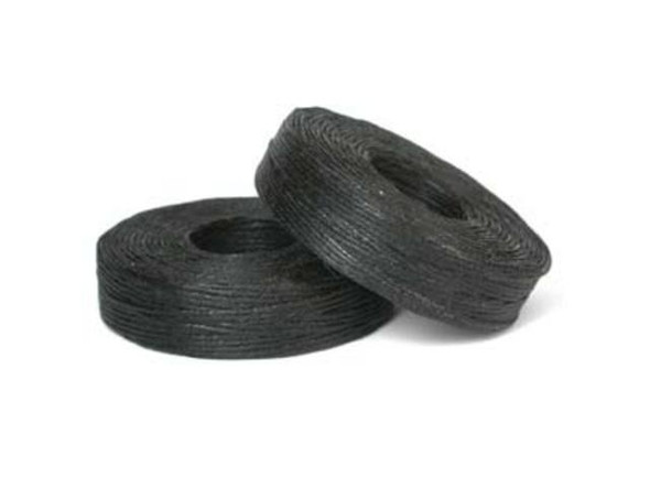 Waxed Linen Cord - Black, 50-yd (50 yard)