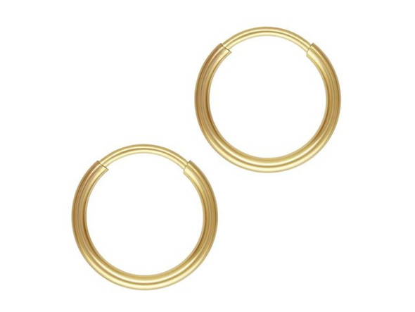 14kt Gold-Filled 1.25x12mm Hoops, Endless (pair)