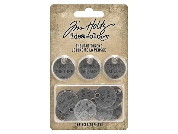 Tim Holtz Idea-ology, Thought Tokens (pack)