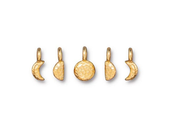 TierraCast Moon Phases Charm Set - Gold Plated #44-941-08-GP