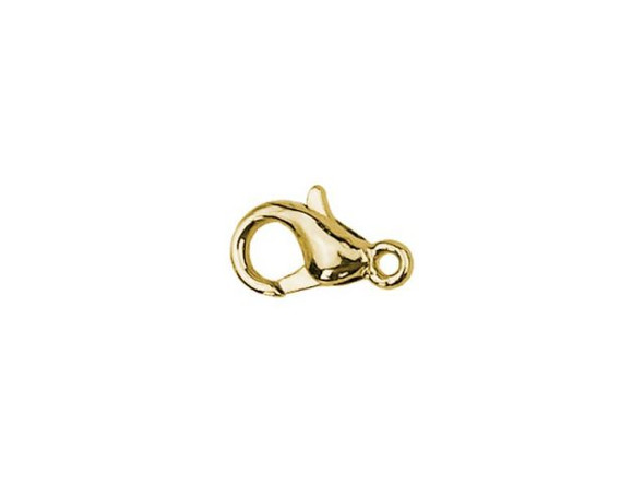 10mm Lobster Clasp - Gold Plated (12 Pieces)