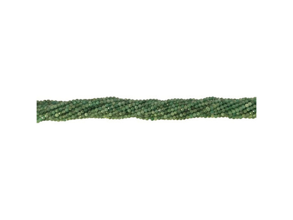 2mm Faceted Round Emerald Gemstone Beads - Special Purchase (strand)