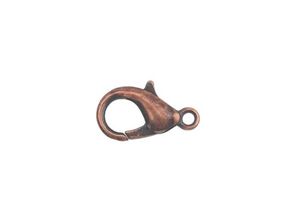 12mm Lobster Clasp - Antiqued Copper Plated (12 Pieces)