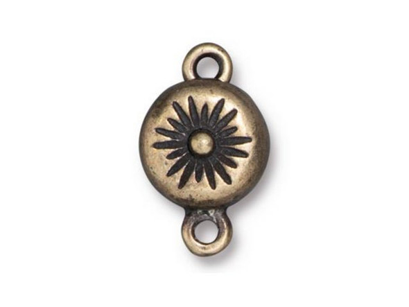 TierraCast Starburst Magnetic Clasp - Antiqued Brass Plated (Each)