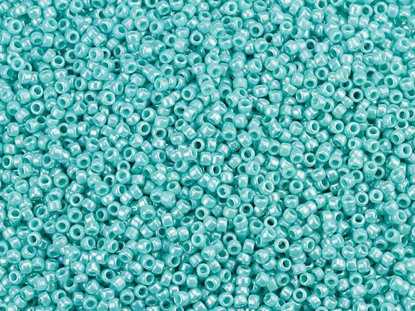 The uniform size and shape of Toho seed beads make them an excellent choice for beadwork and consistently-sized spacers.Toho seed beads are usually colorfast; however, galvanized and silver-lined  beads may fade over time. Protect them from bleach, excessive friction and direct sunlight to keep them looking like new. Seed Bead Facts What are seed beads? Popular, tiny glass beads commonly used for weaving and embellishment.How are they made? Glass is pulled or drawn using a hollow tube, and then   the glass is cut in small pieces. They are sometimes reheated to round   the ends.What's that funny little zero? That zero refers to   the number of aughts, which is a unit used to indicate the size of   small beads. The scale is inverted, so larger numbers of aughts   correspond to smaller beads (i.e. the bigger the number, the smaller   the bead). Size 11 would be 00000000000, but since that takes up too much   room, it is abbreviated to 110.  See Related Products links (below) for similar items and additional jewelry-making supplies that are often used with this item. 