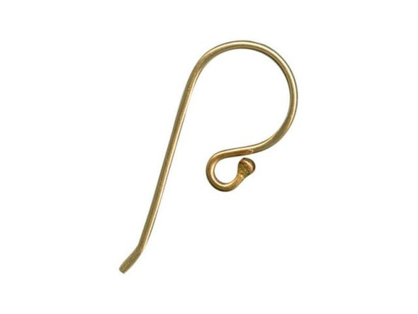 Gold-Filled French Hook Ear Wires, Ball End (pair)