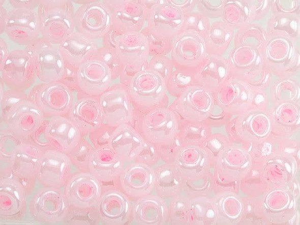 TOHO Glass Seed Bead, Size 3, Ceylon Innocent Pink (Tube)