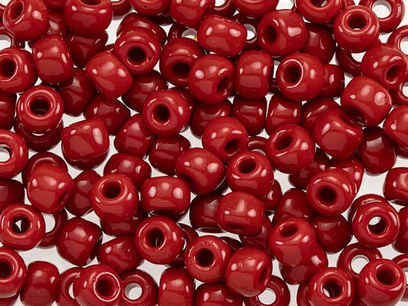 TOHO Glass Seed Bead, Size 3, Opaque Pepper Red (Tube)