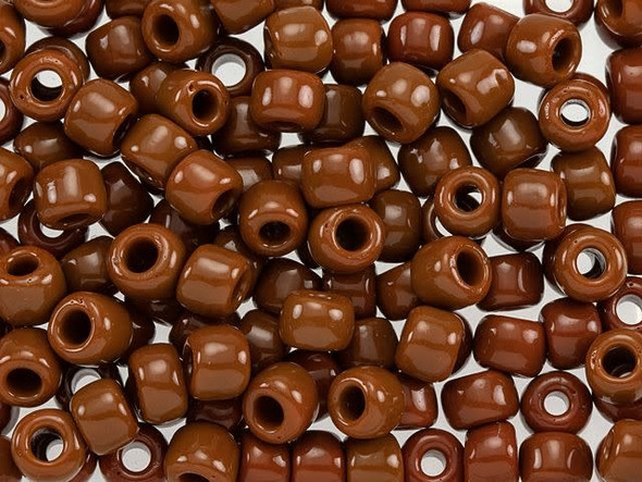 TOHO Glass Seed Bead, Size 3, Opaque Terra Cotta (Tube)