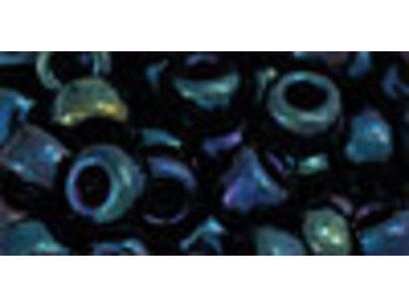 TOHO Glass Seed Bead, Size 3, Metallic Nebula (Tube)