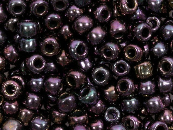 TOHO Glass Seed Bead, Size 3, Metallic Iris - Purple (Tube)