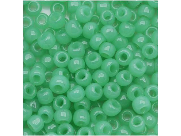 TOHO Glass Seed Bead, Size 6, Ceylon Jade (Tube)